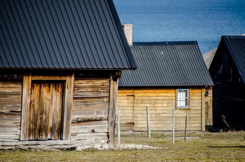 Old rustic buildings